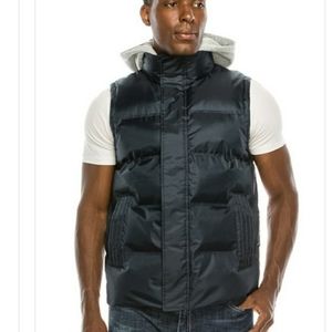 Men's Navy Blue Puffer Vest